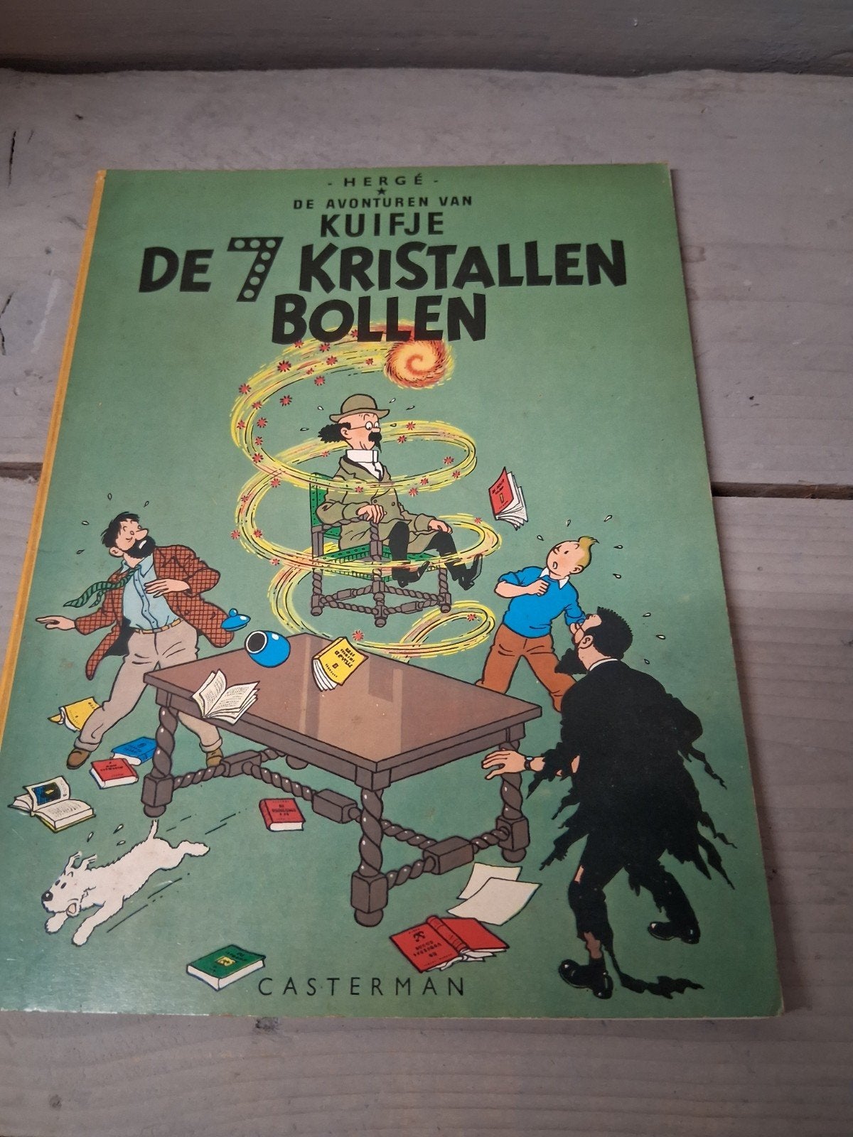 Kuifje de 7 kristallen  bollen 1948, Boeken, Eén stripboek, Ophalen of Verzenden