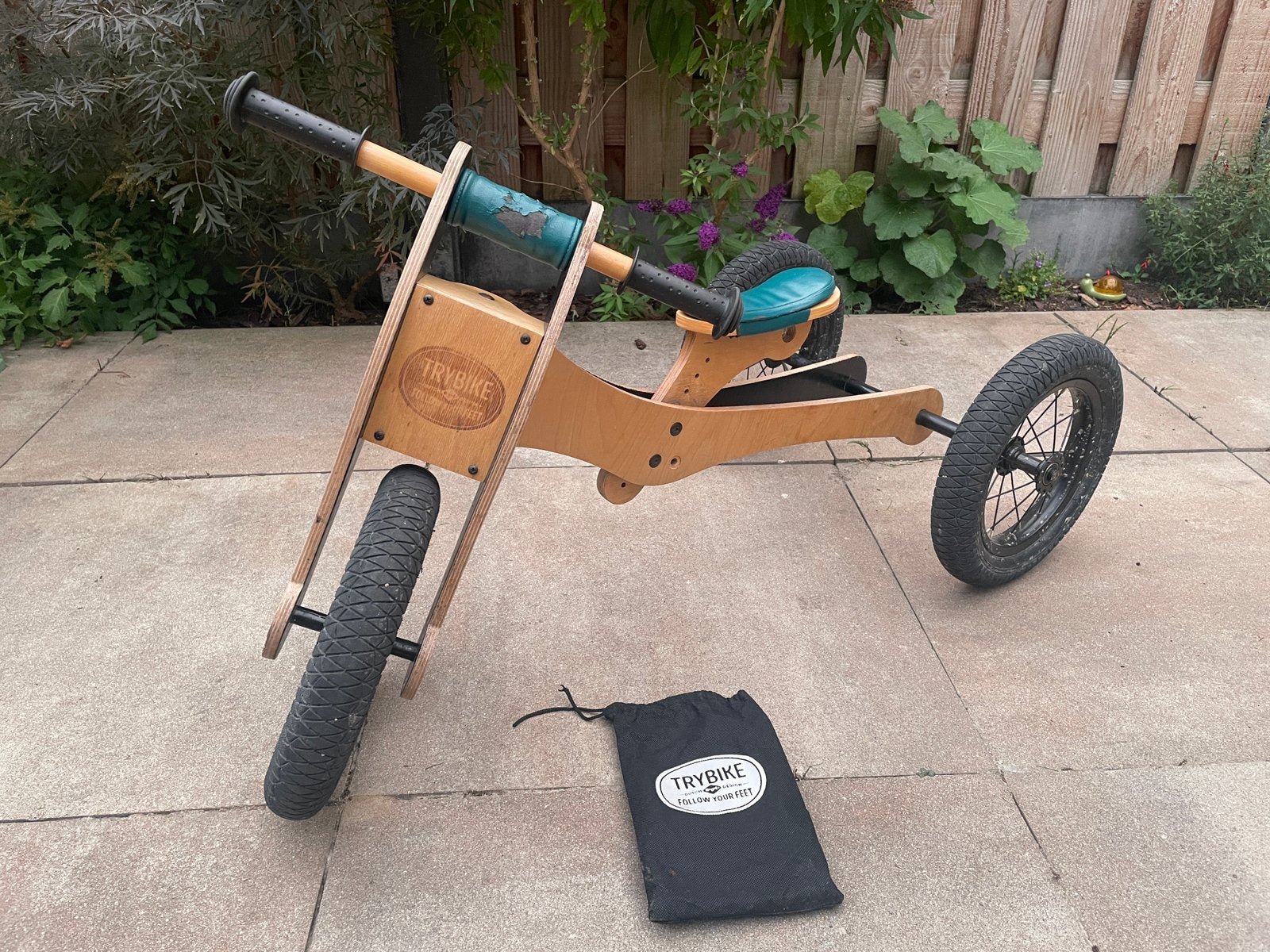 Trybike hout, Kinderen en Baby's, Ophalen, Gebruikt, Loopfiets