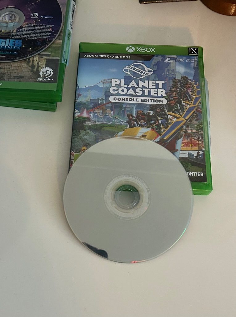 Krasvrij - Planet Coaster Xbox Series X & One, Spelcomputers en Games, Ophalen of Verzenden, Zo goed als nieuw
