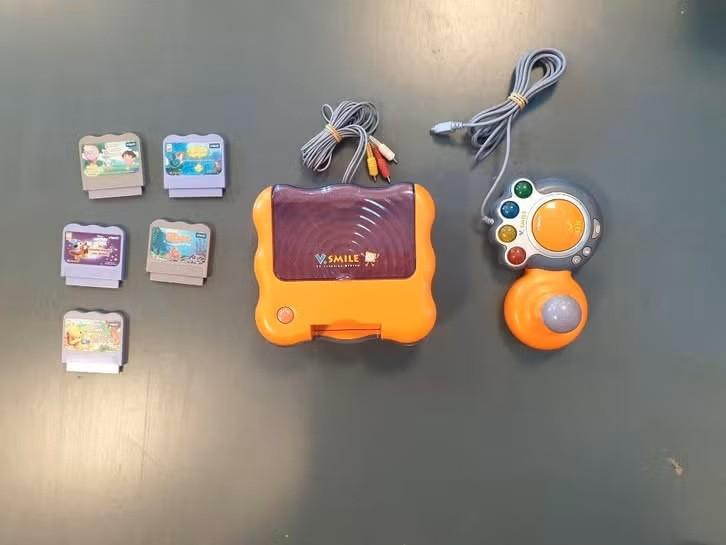 V.Smile spelcomputer + spellen VTech, Kinderen en Baby's, Speelgoed | Vtech, Ophalen of Verzenden