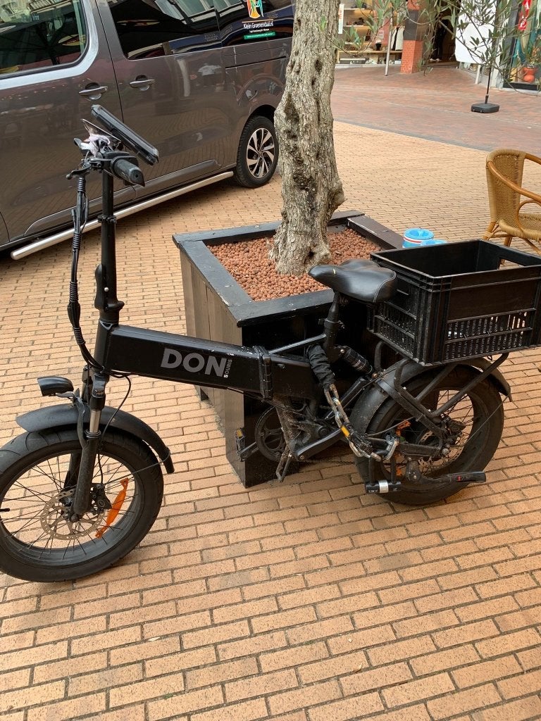 Aangeboden Fatbike incl slot en krat, Minder dan 30 km per accu, Gebruikt, 59 cm of meer, Ophalen