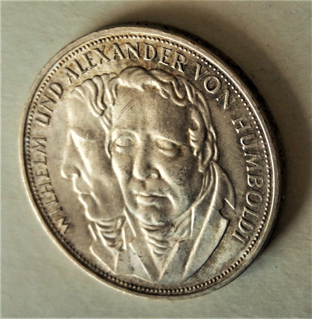 Duitsland 5 mark 1967 F - Von Humboldt -, Verzenden, Duitsland, Losse munt, Zilver