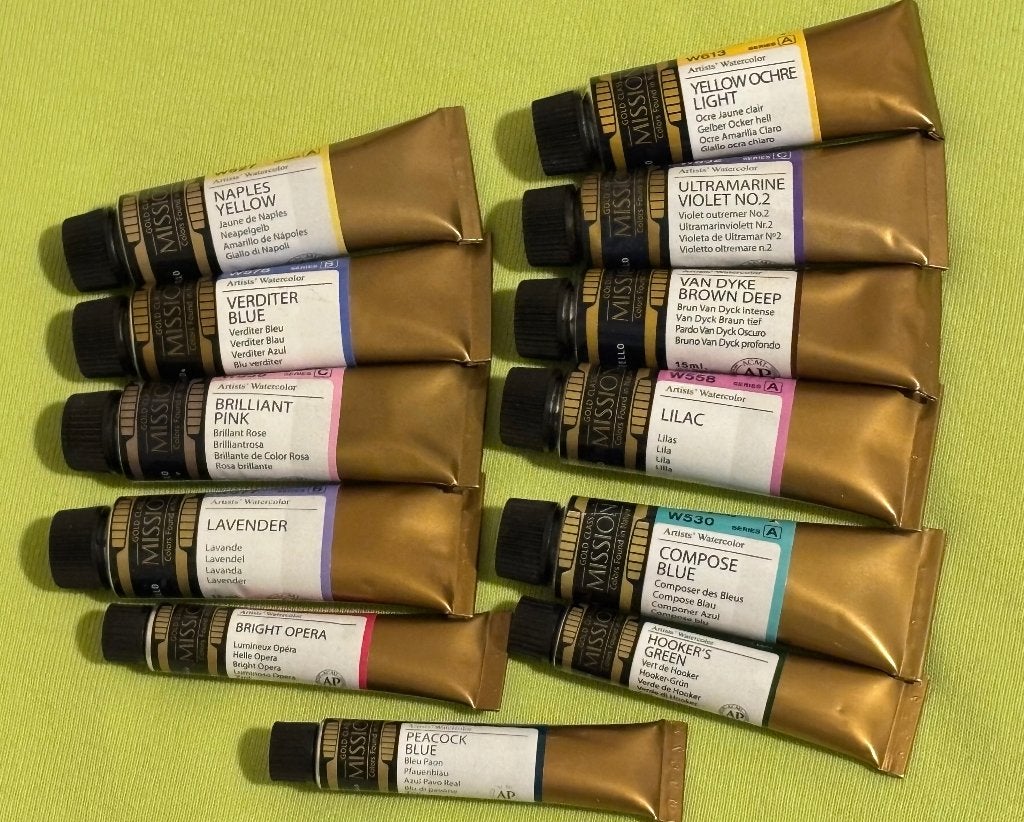 Lot MIJELLO Mission Gold aquarelverf NIEUW, Verzenden, Nieuw, Waterverf