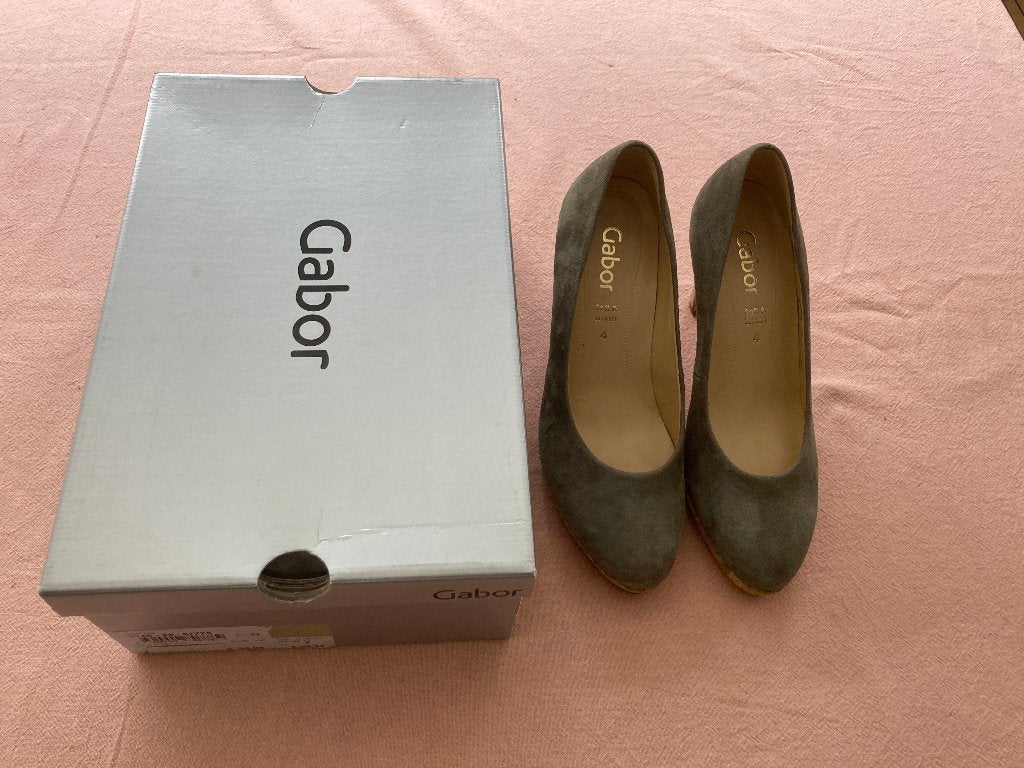 Gabor pump groene hoge hak maat 37 size 4 nieuw in doos!, Pumps, Gabor, Nieuw, Ophalen of Verzenden