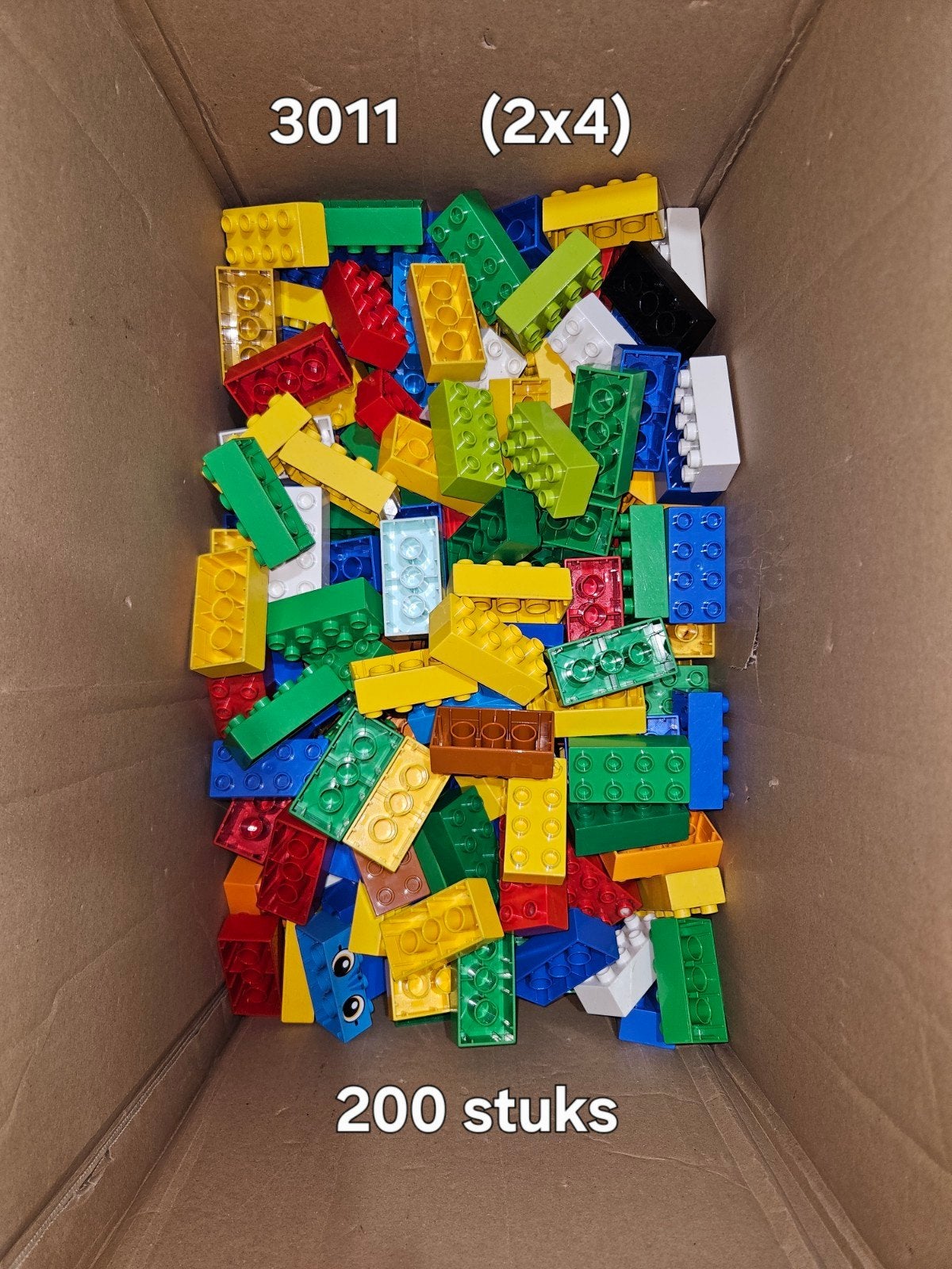 Duplo 3011 blokjes 2x4 mix van kleuren, Ophalen of Verzenden, Duplo