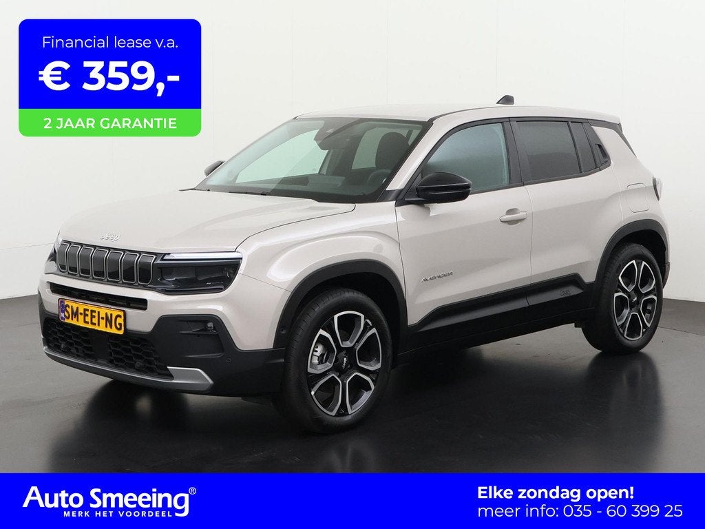 Jeep Avenger Summit 54 kWh 3 fase | SOH 97% | Camera | Carpl, Auto's, Jeep, 12 maanden, 334 min, 156 pk, 97 %