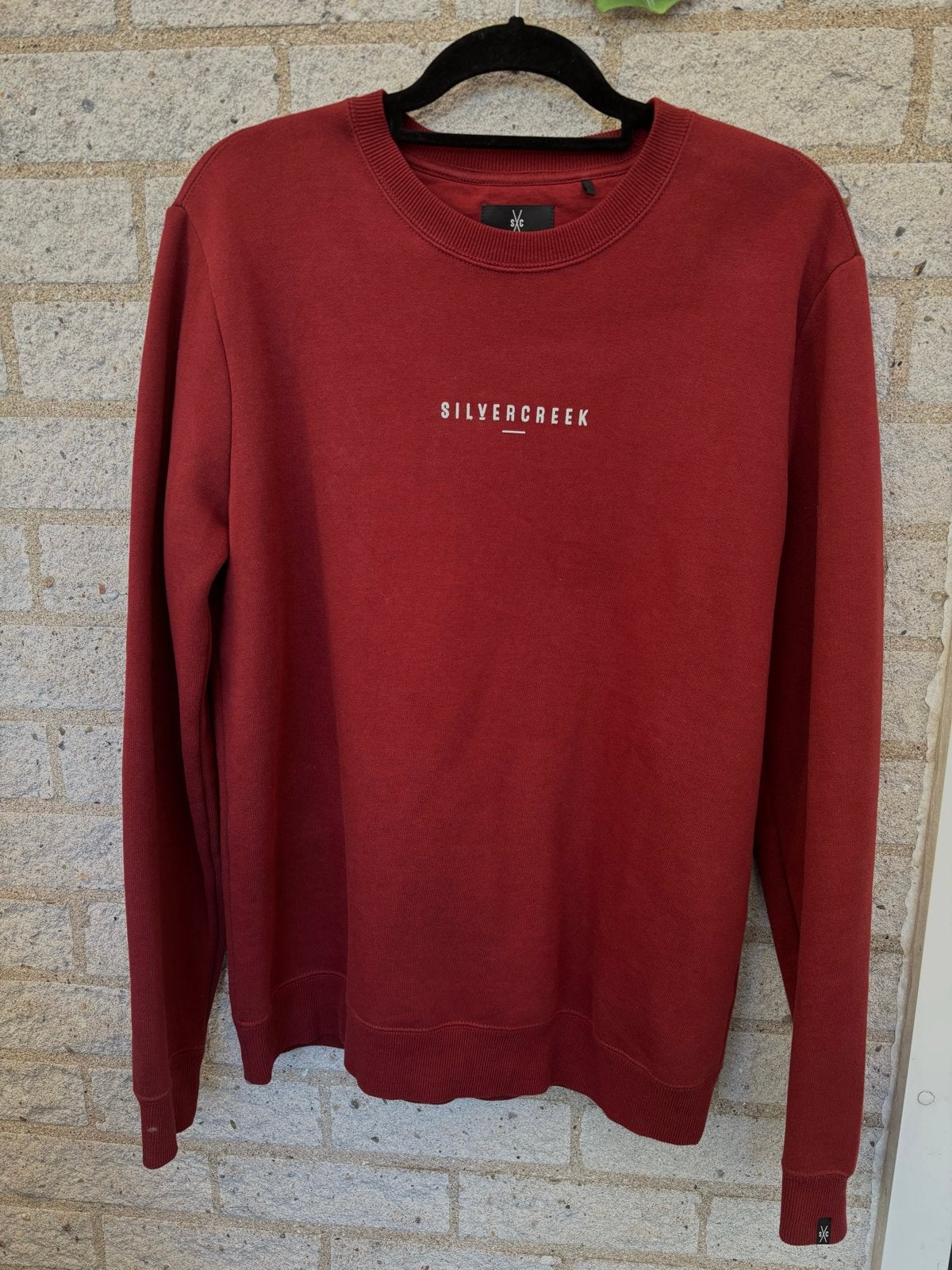 Silvercreek sweater maat L, Kleding | Heren, Ophalen, Zo goed als nieuw, Maat 52/54 (L), Rood