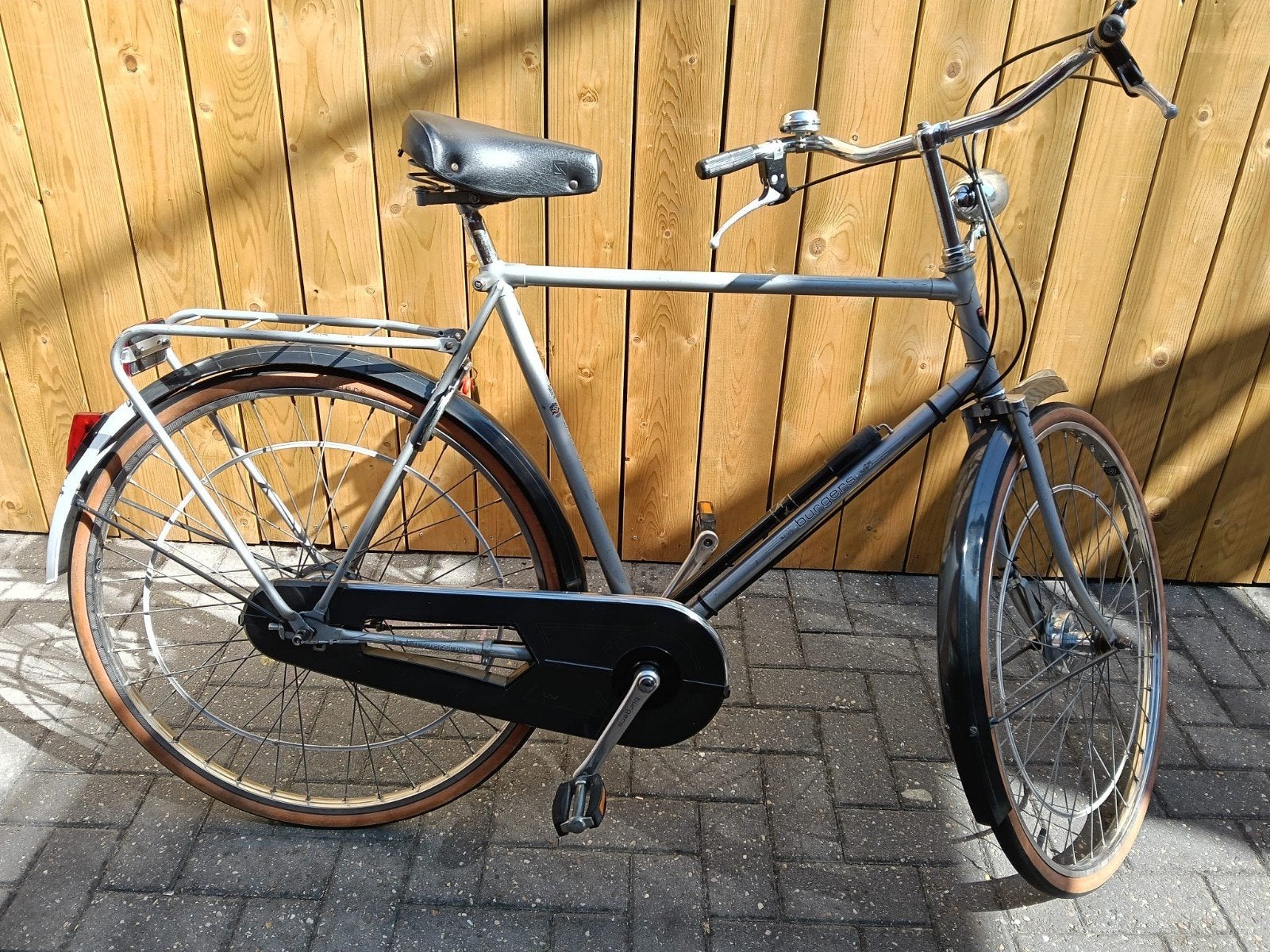 Vintage Burgers fiets - Klassieke stadsfiets, Gebruikt, Velgrem, 57 tot 61 cm, Ophalen