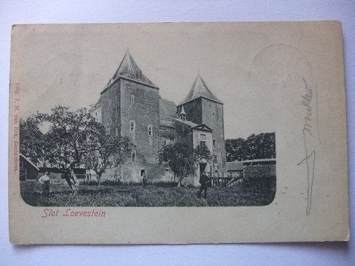 P312 Slot Loevestein bij Woudrichem - 1901, Verzenden, Voor 1920, Gelopen, Gelderland