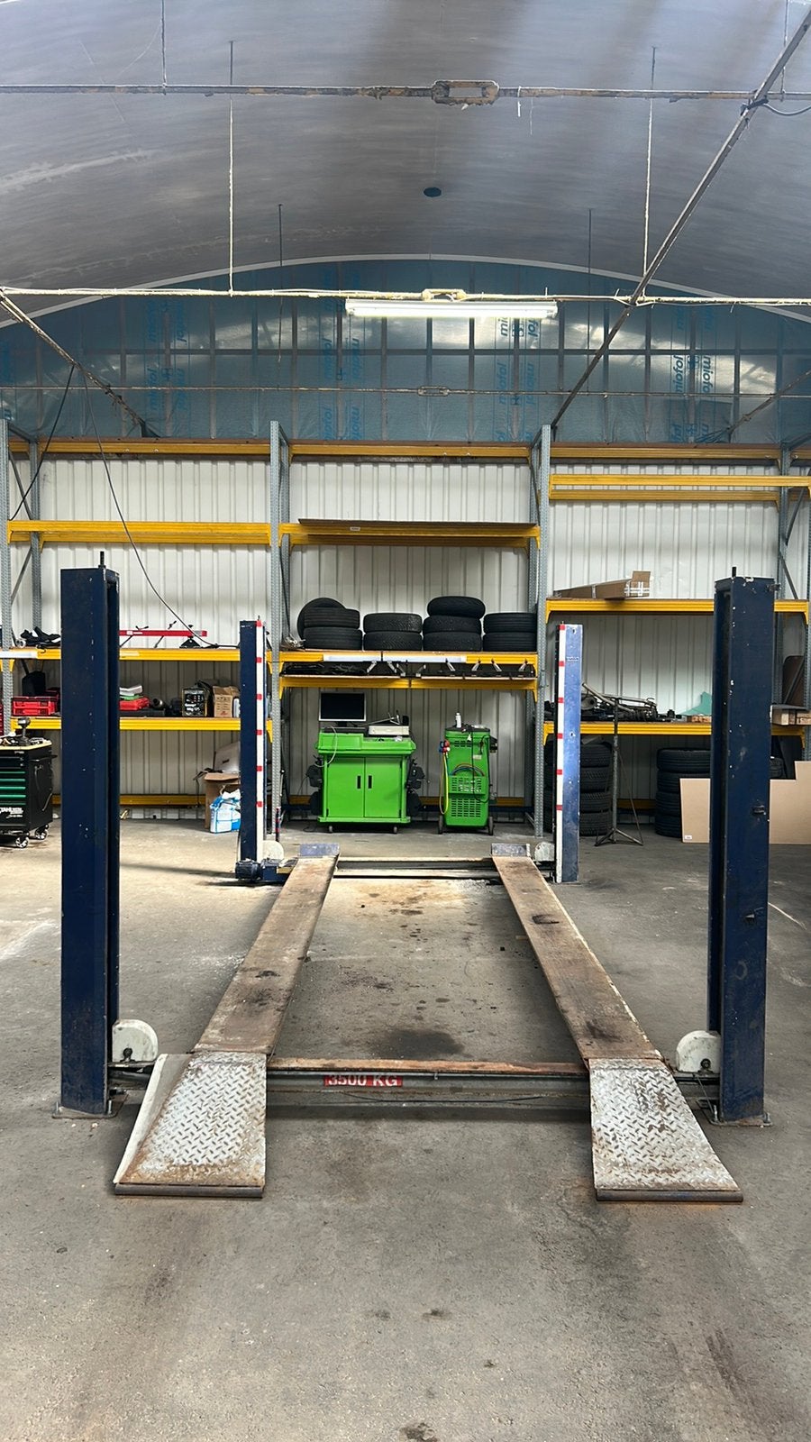 Koni 4 koloms hefbrug. 3500 kg hefvermogen, Ophalen, Gebruikt