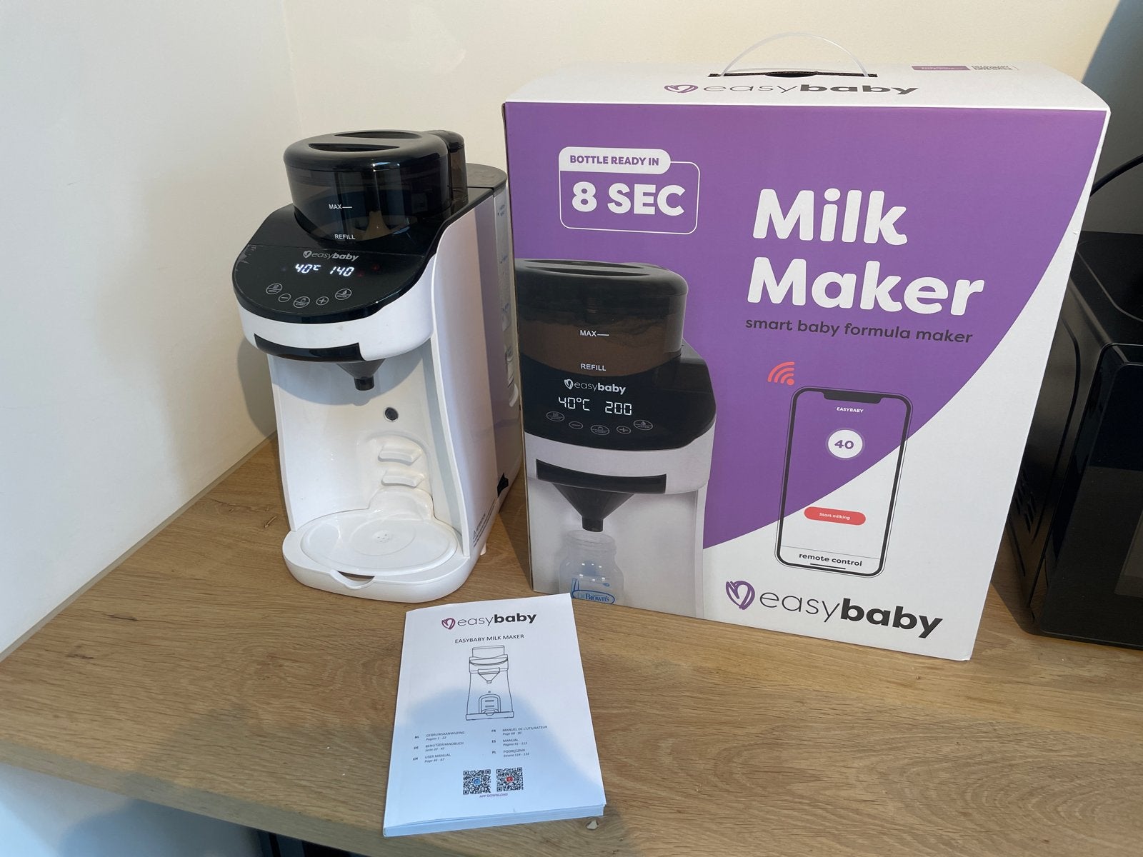 Easybaby Milk Maker - Smart Baby Formula Maker, Zo goed als nieuw, Babyvoedingmaker, Easybaby, Ophalen