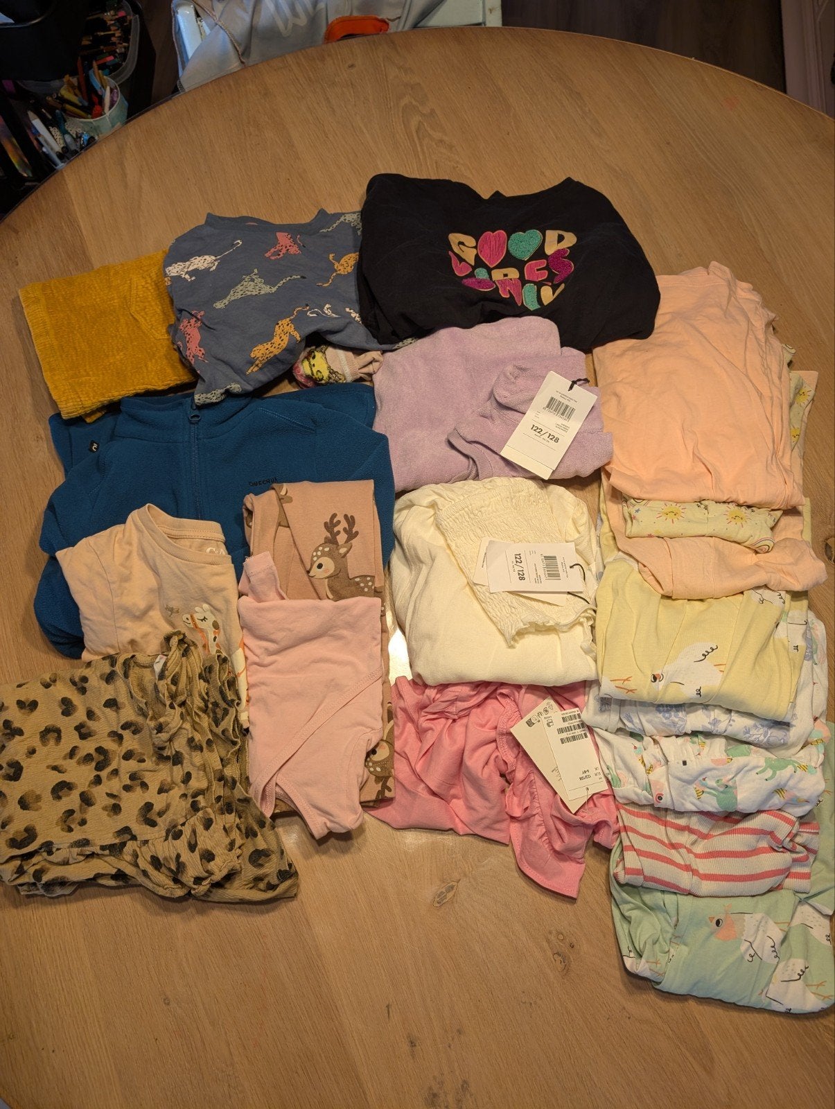 groot meisjes kleding pakket zomer 122 128, Kinderen en Baby's, Kinderkleding | Kinder-kledingpakketten, Ophalen of Verzenden