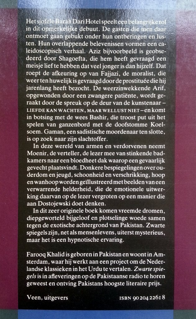 Farooq Khalid - Zwarte spiegels, Ophalen of Verzenden, Gelezen, Wereld overig