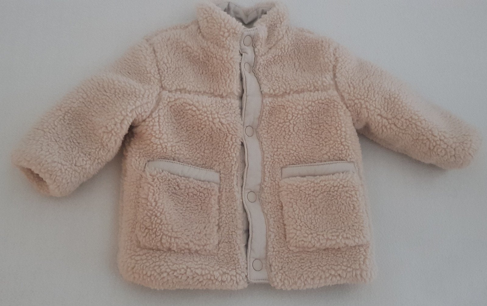 Zara teddy jas babykleding maat 80 beige winterjas jassen, Zo goed als nieuw, Zara, Jasje, Verzenden