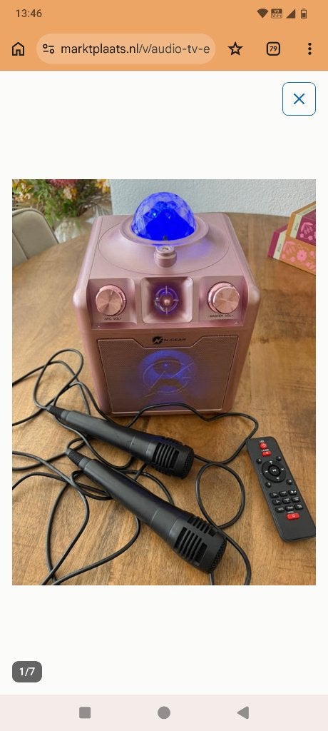 Speelgoed karaoke N-gear NIEUW, Ophalen, Nieuw, Complete set
