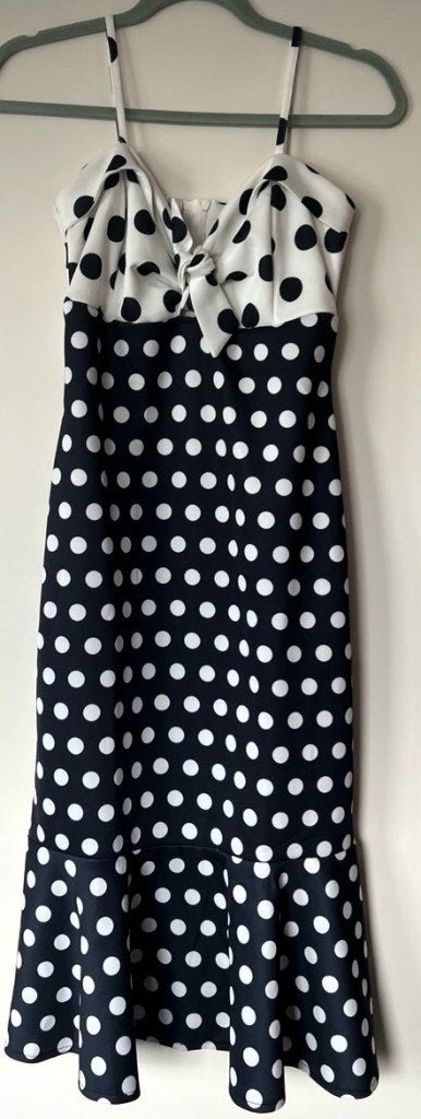 Bodyflirt Polka Dot Dress, Maat 38/40 (M), Zwart, Ophalen of Verzenden, Zo goed als nieuw