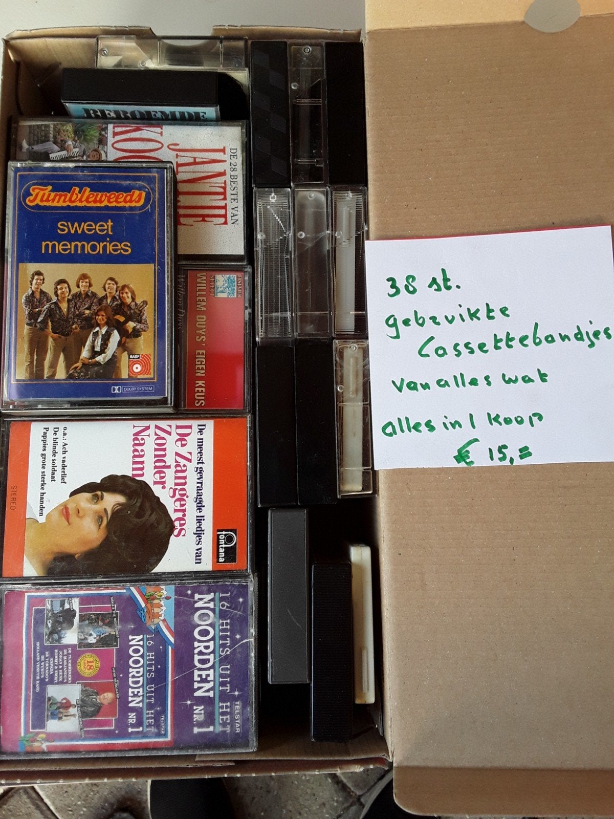 1 partij cassette  bandjes   ( totaal  166 st, ), Cd's en Dvd's, Cassettebandjes, Ophalen of Verzenden, Gebruikt, Overige genres