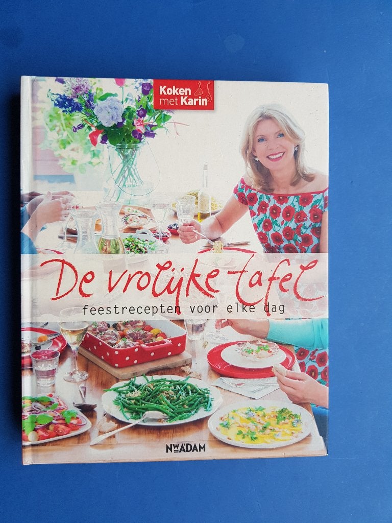 De vrolijke tafel * Karin Luiten, Boeken, Verzenden, Zo goed als nieuw, Frankrijk