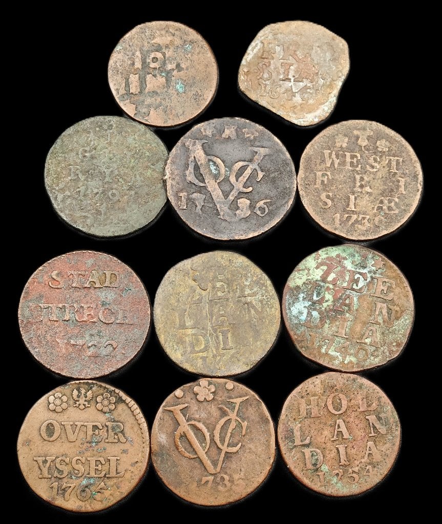 11x Duit, Ophalen of Verzenden, Vóór koninkrijk, Overige waardes, Setje
