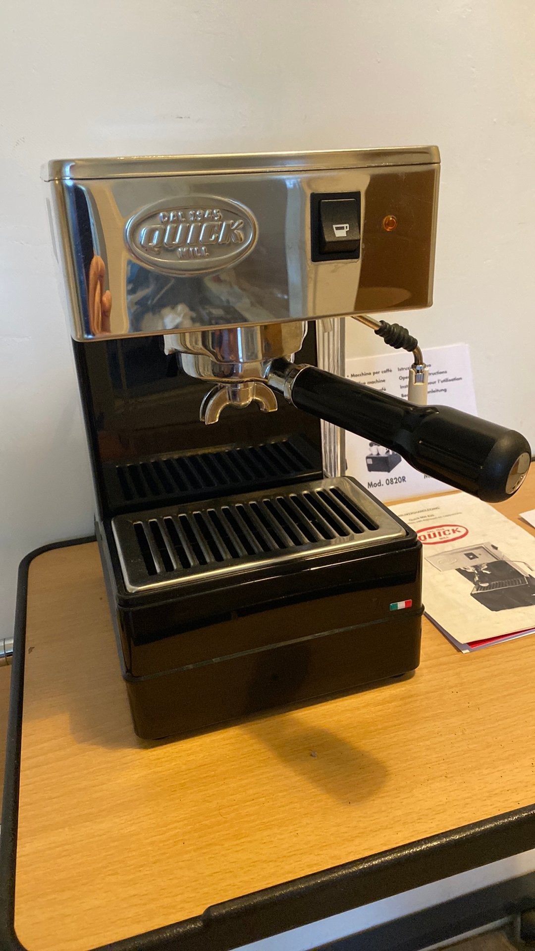 Quick Mill 820, Witgoed en Apparatuur, Koffiezetapparaten, Ophalen of Verzenden, Zo goed als nieuw, Espresso apparaat
