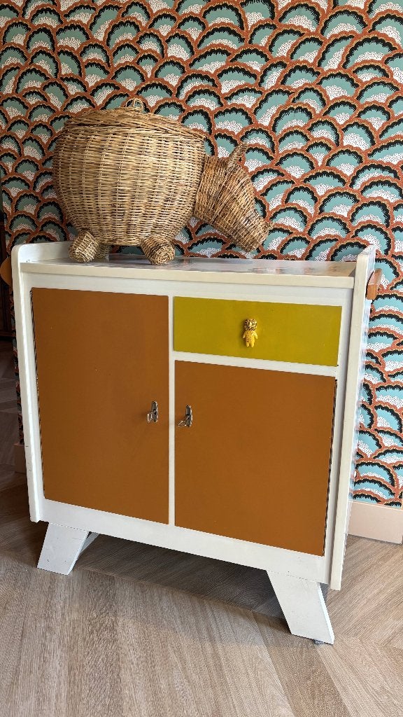 Vintage commode, Gebruikt, 100 cm of meer, Commode, Ophalen