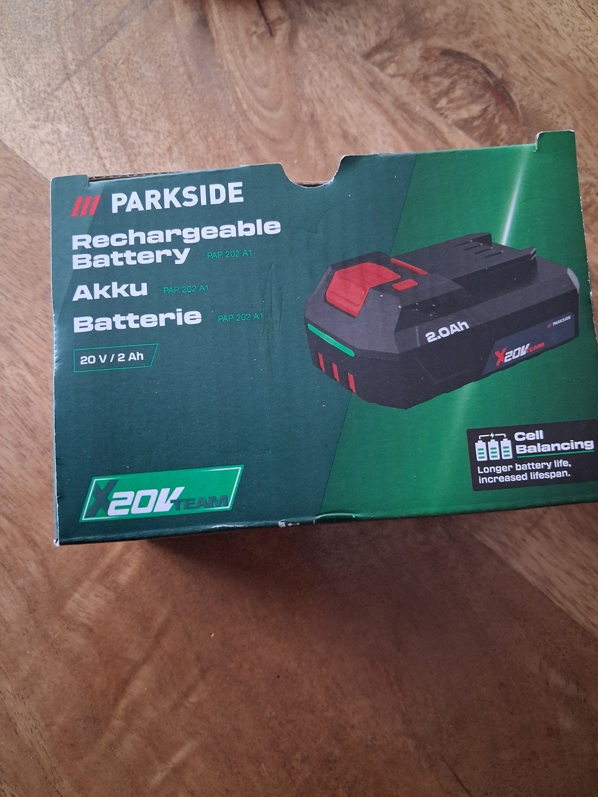 oplaadbare accu van parkside, Ophalen, Nieuw