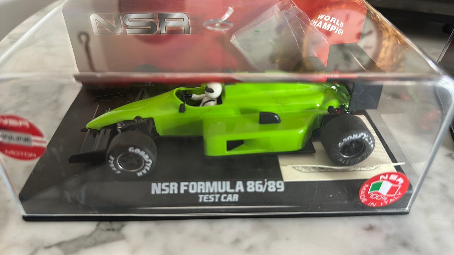 Nsr f1 testcar green 86/89, Kinderen en Baby's, Speelgoed | Racebanen, Ophalen of Verzenden, Nieuw, Elektrisch, Overige merken