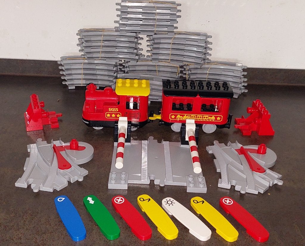 duplo trein rode app nr. 16, Ophalen of Verzenden, Zo goed als nieuw, Duplo