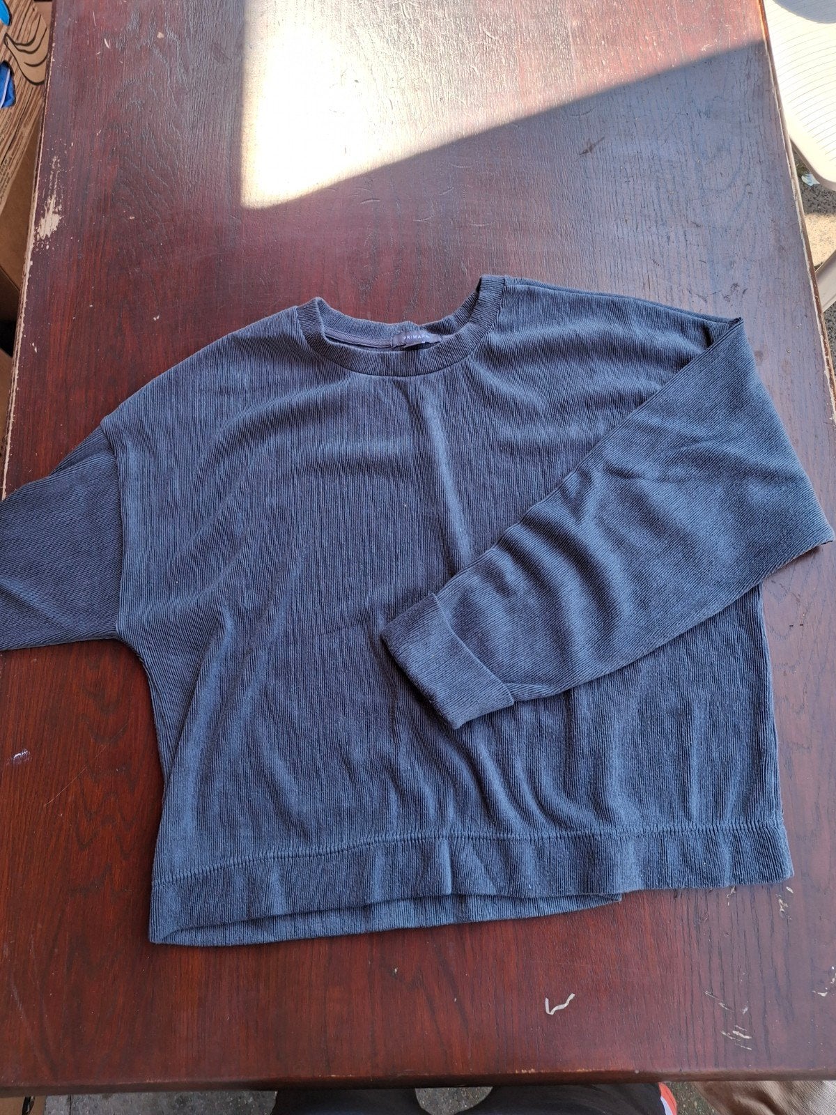 Primark donkerblauwe top – maat XL, Maat 46/48 (XL) of groter, Ophalen of Verzenden, Zo goed als nieuw, Lange mouw
