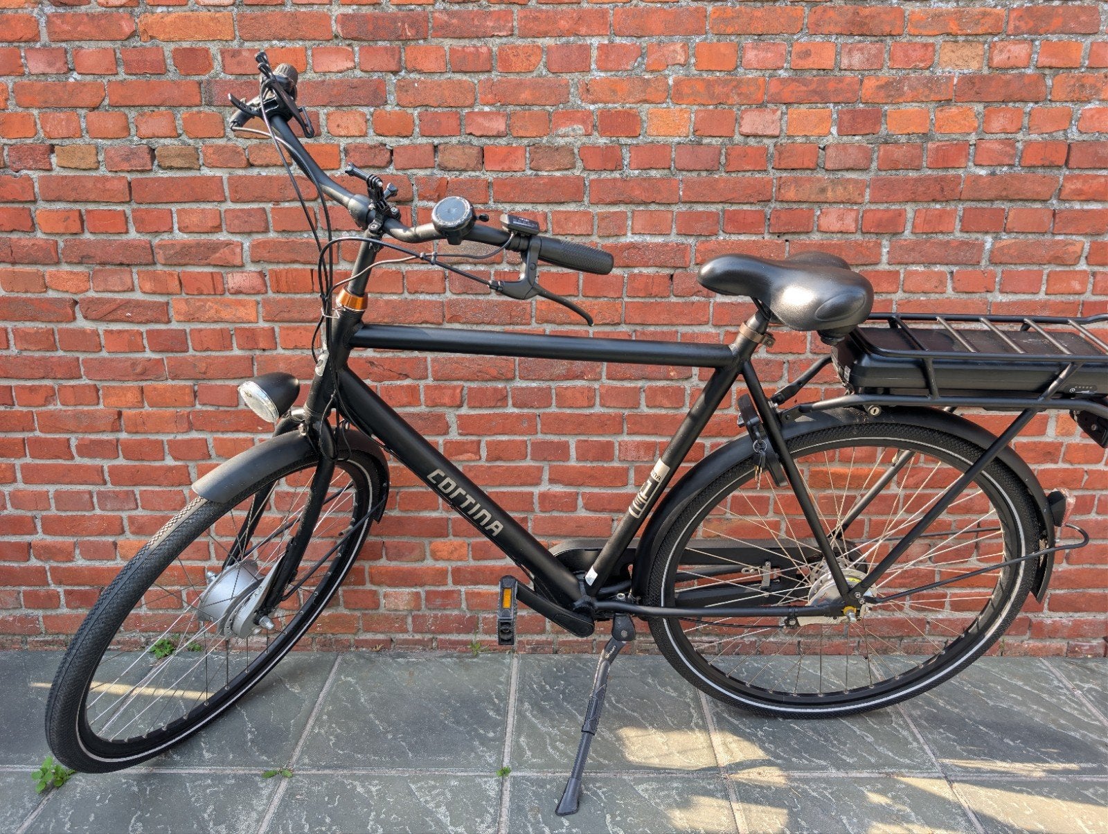 Cortina heren elektrische fiets - Zo goed als nieuw, Fietsen en Brommers, Elektrische fietsen, Ophalen, Zo goed als nieuw, 30 tot 50 km per accu