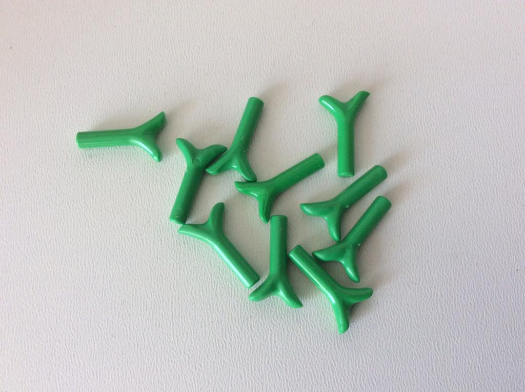 Lego 10 wortelloof helder groen, Ophalen of Verzenden, Nieuw, Losse stenen, Lego