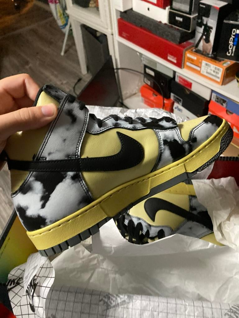 Nike dunk high 44.5 acid wash, Ophalen of Verzenden, Zo goed als nieuw, Overige kleuren