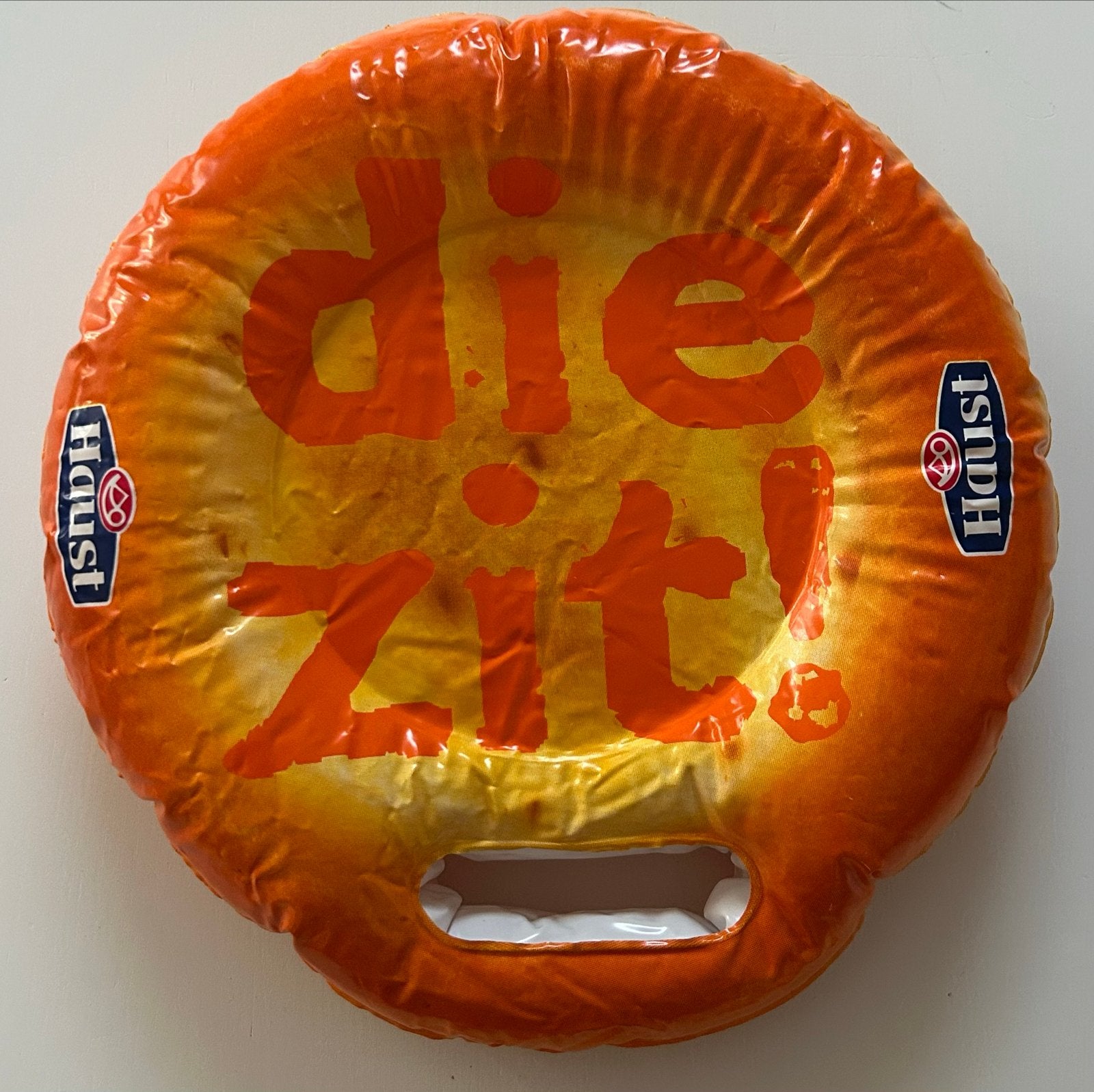 Opblaasbare Oranje Juichtoast - "Die Zit!" - Nederlands Elft, Verzamelen, Ophalen of Verzenden, Zo goed als nieuw, Overige binnenlandse clubs