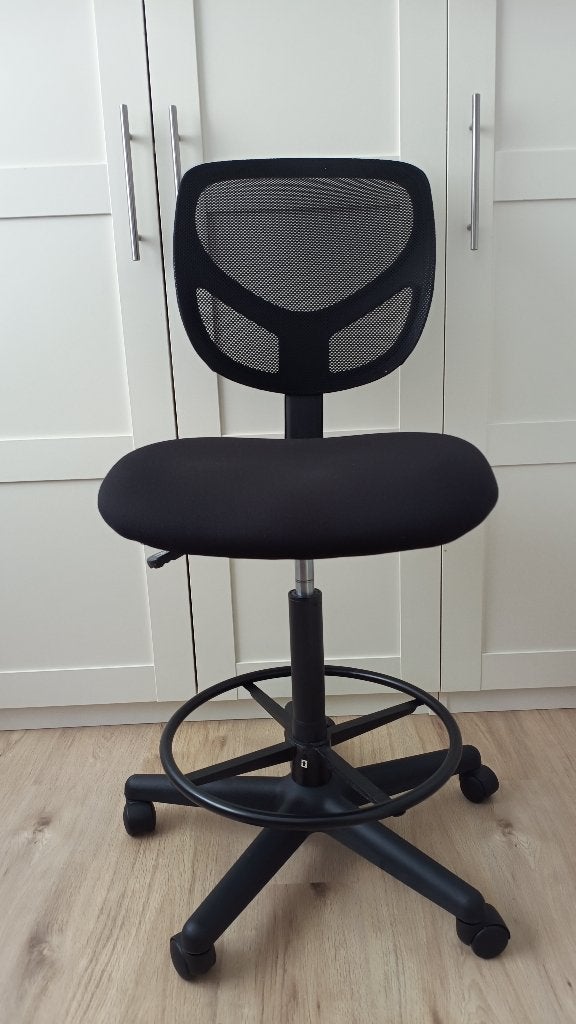 Bureaustoel ergonomisch, z.g.a.n., Ophalen, Ergonomisch, Zo goed als nieuw, Zwart