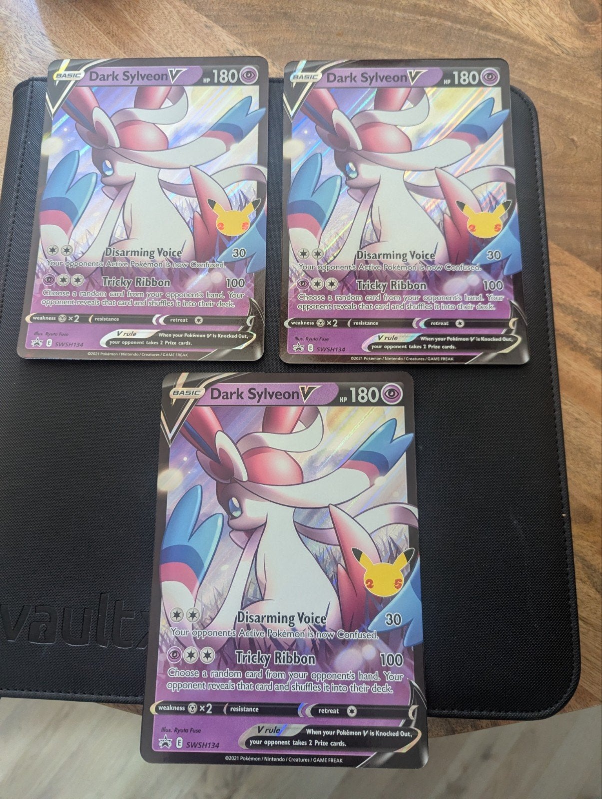 2X Dark Sylveon V [Jumbo] #SWSH134  Celebrations fresh, Ophalen, Nieuw