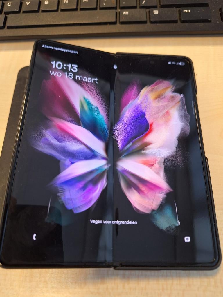 Samsung Fold 3 256 GB, Telecommunicatie, Mobiele telefoons | Samsung, Zwart, Ophalen of Verzenden, Zo goed als nieuw, Galaxy Z Fold