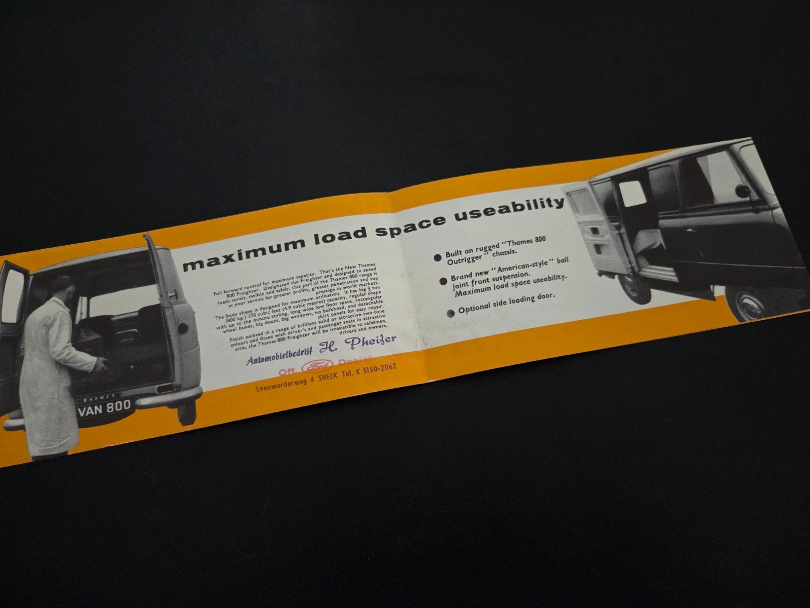 Brochure Thames 800 Van, Ophalen of Verzenden, Zo goed als nieuw, Overige merken