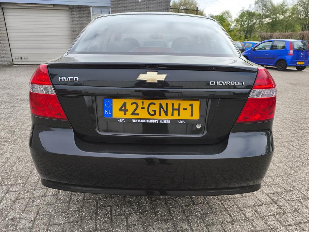 Chevrolet Aveo 1.4 16V Class Automaat (bj 2008), Auto's, Chevrolet, Aveo, 4 cilinders, 400 kg, Zwart