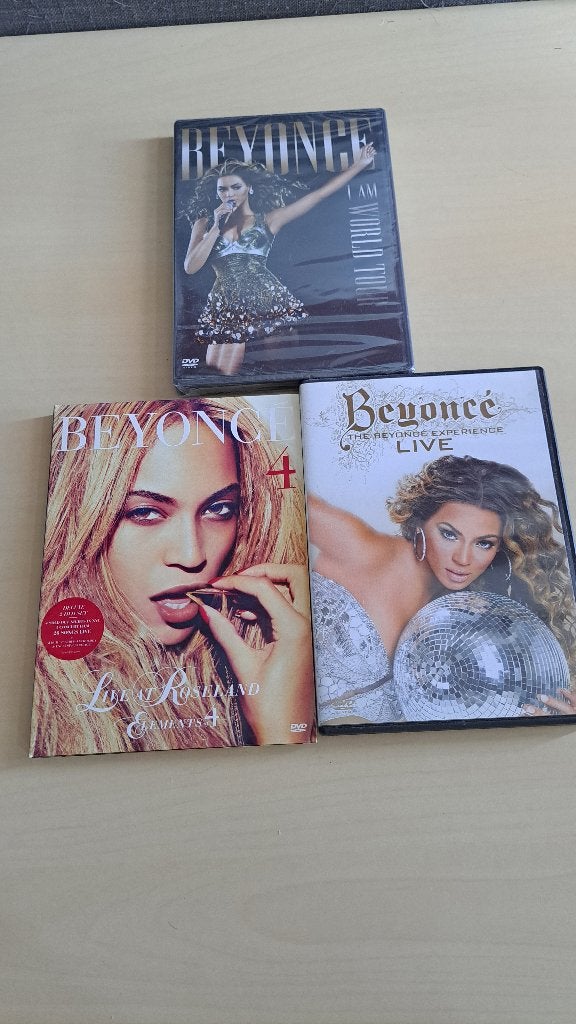 Beyonce - Set van 3 Dvd's  (NIeuw), Engels, Alle leeftijden, Ophalen of Verzenden, Concert