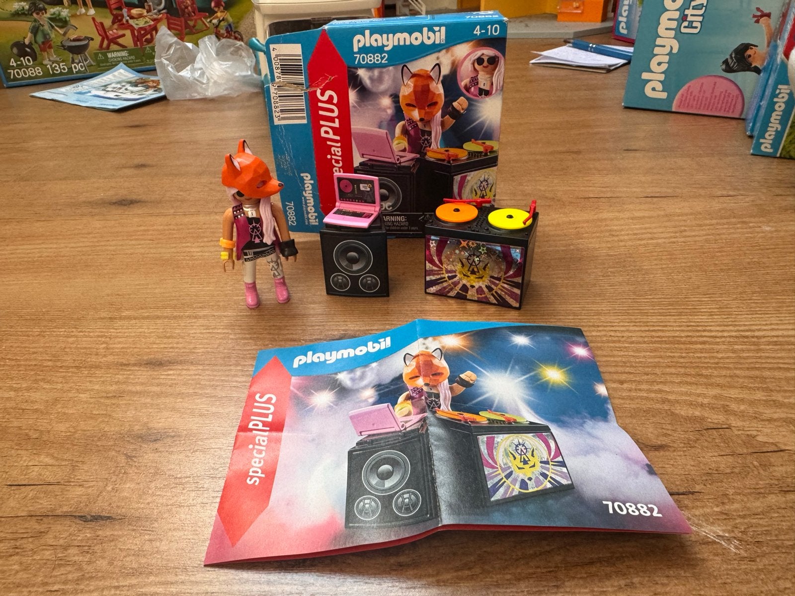 Playmobil Special Plus 70882 DJ met Vos Masker Compleet, Complete set, Special plus, Ophalen of Verzenden, Zo goed als nieuw