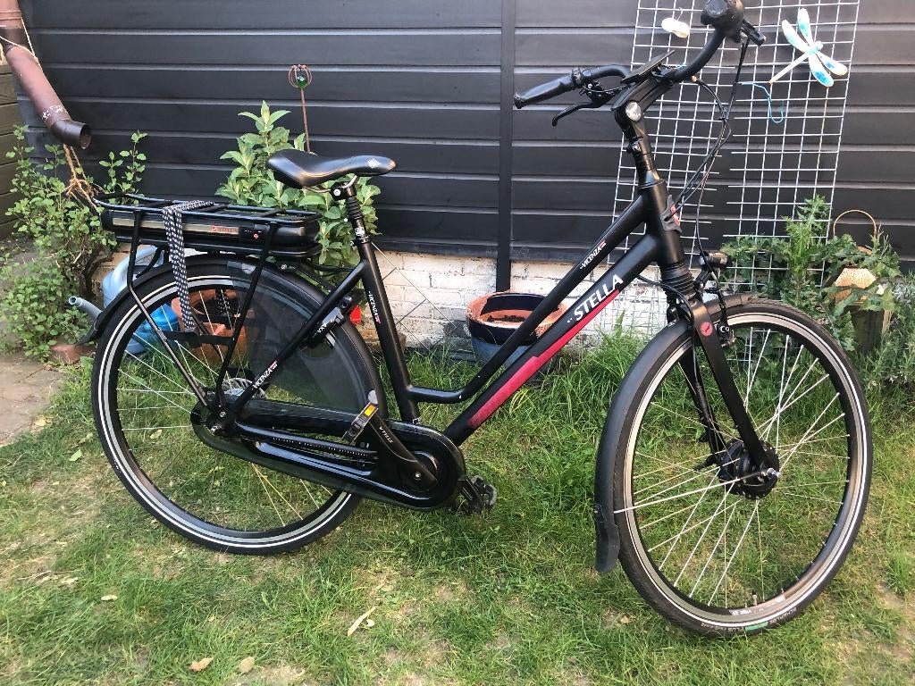 Stella Vicenza Nero ebike 51 cm frame 8v, Fietsen en Brommers, Elektrische fietsen, Gebruikt, 51 tot 55 cm, 50 km per accu of meer