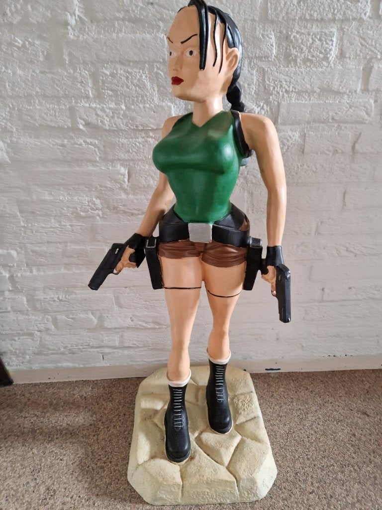 LARA CROFT TOMB RAIDER STATUE/beeld, Gebruikt, 1 speler, Racen en Vliegen, Ophalen of Verzenden