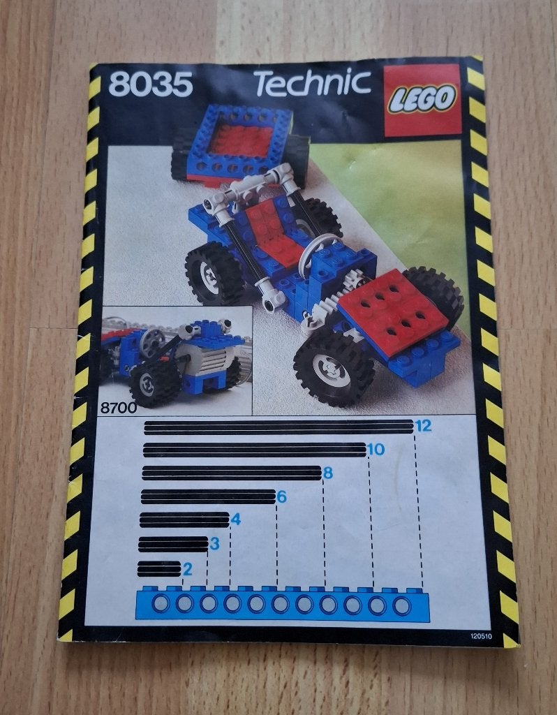 Lego Technic 8035, Kinderen en Baby's, Speelgoed | Duplo en Lego, Gebruikt, Lego, Ophalen of Verzenden, Losse stenen