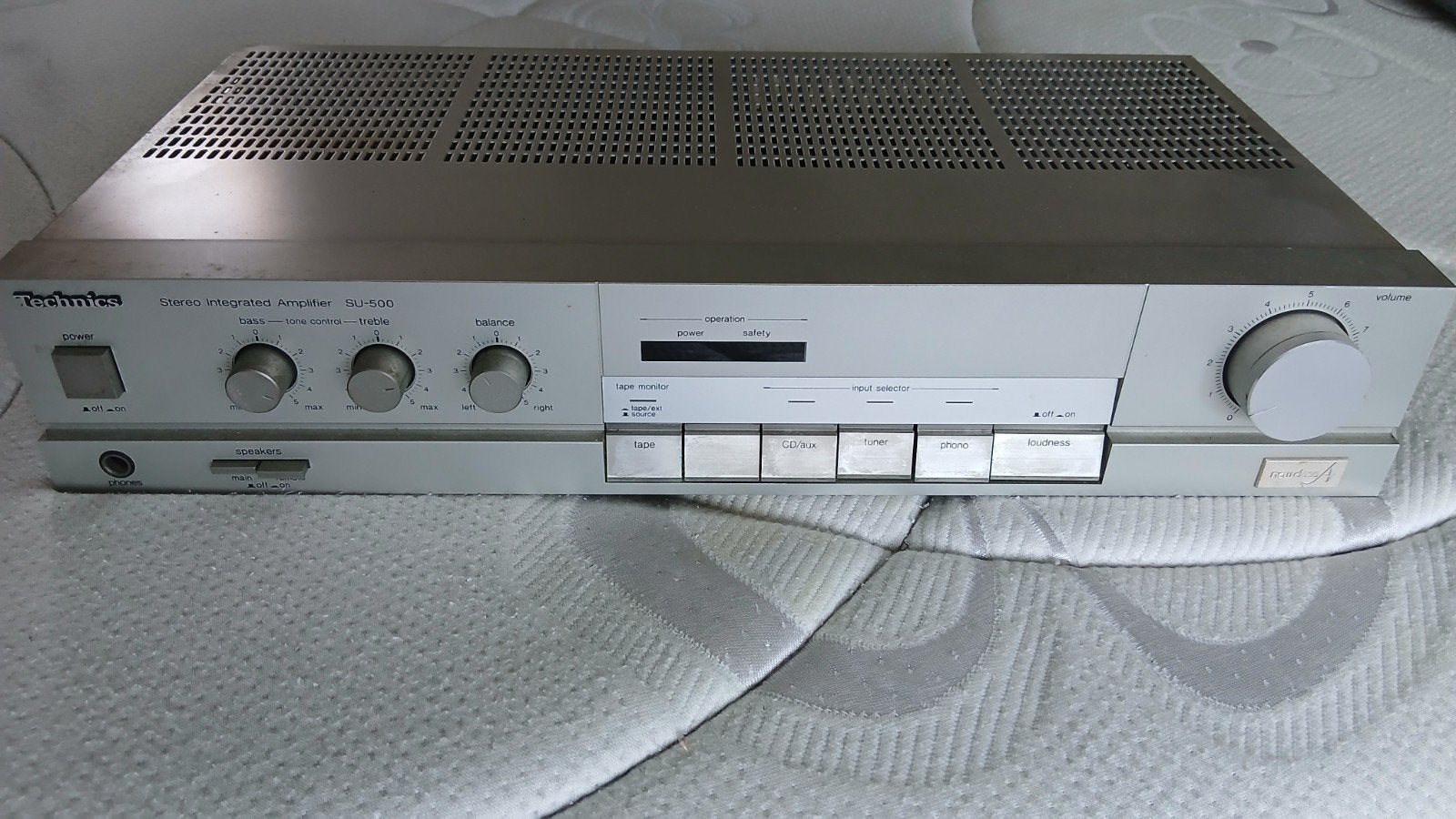 Technics SU-500 Stereo Geïntegreerde Versterker, Gebruikt, Ophalen, Overige merken, Minder dan 60 watt
