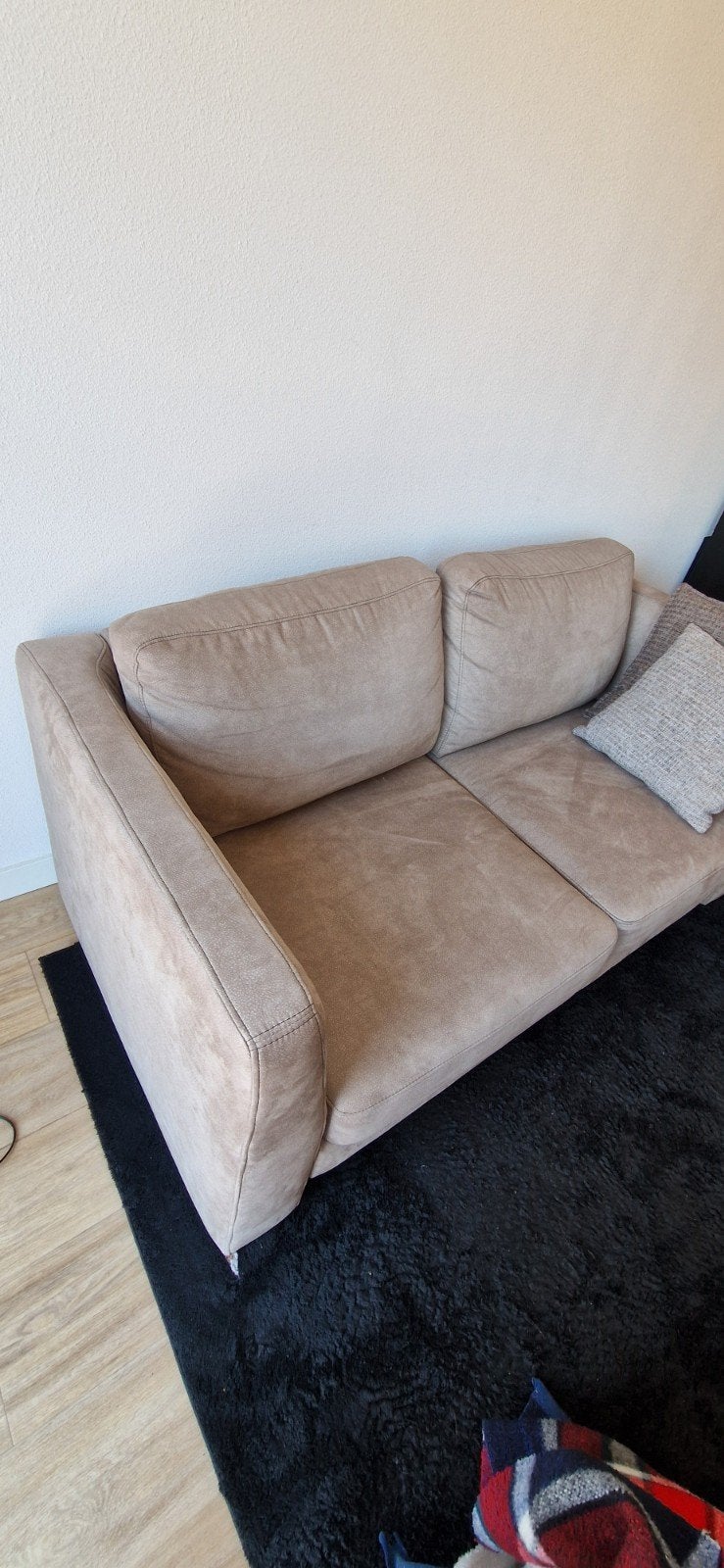 Beige bank, Huis en Inrichting, Banken | Bankstellen, Ophalen of Verzenden
