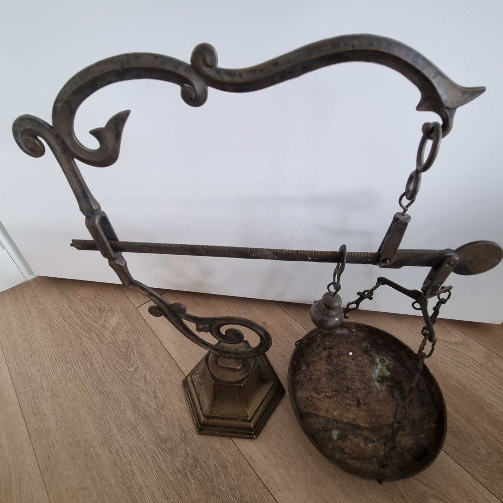 koperen weegschaal, Antiek en Kunst, Ophalen of Verzenden
