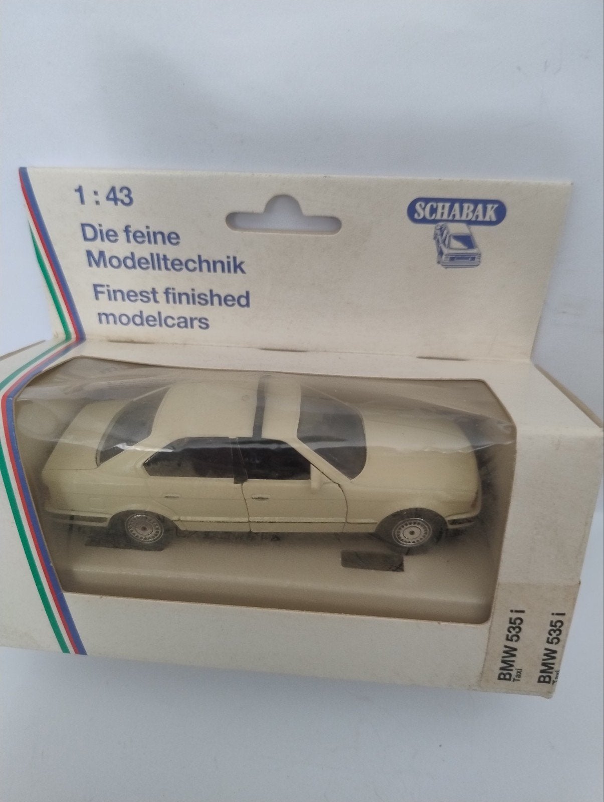 🔴 Schabak BMW 535I Taxi met doosje 1/43, Ophalen of Verzenden, Zo goed als nieuw, Auto, Overige merken