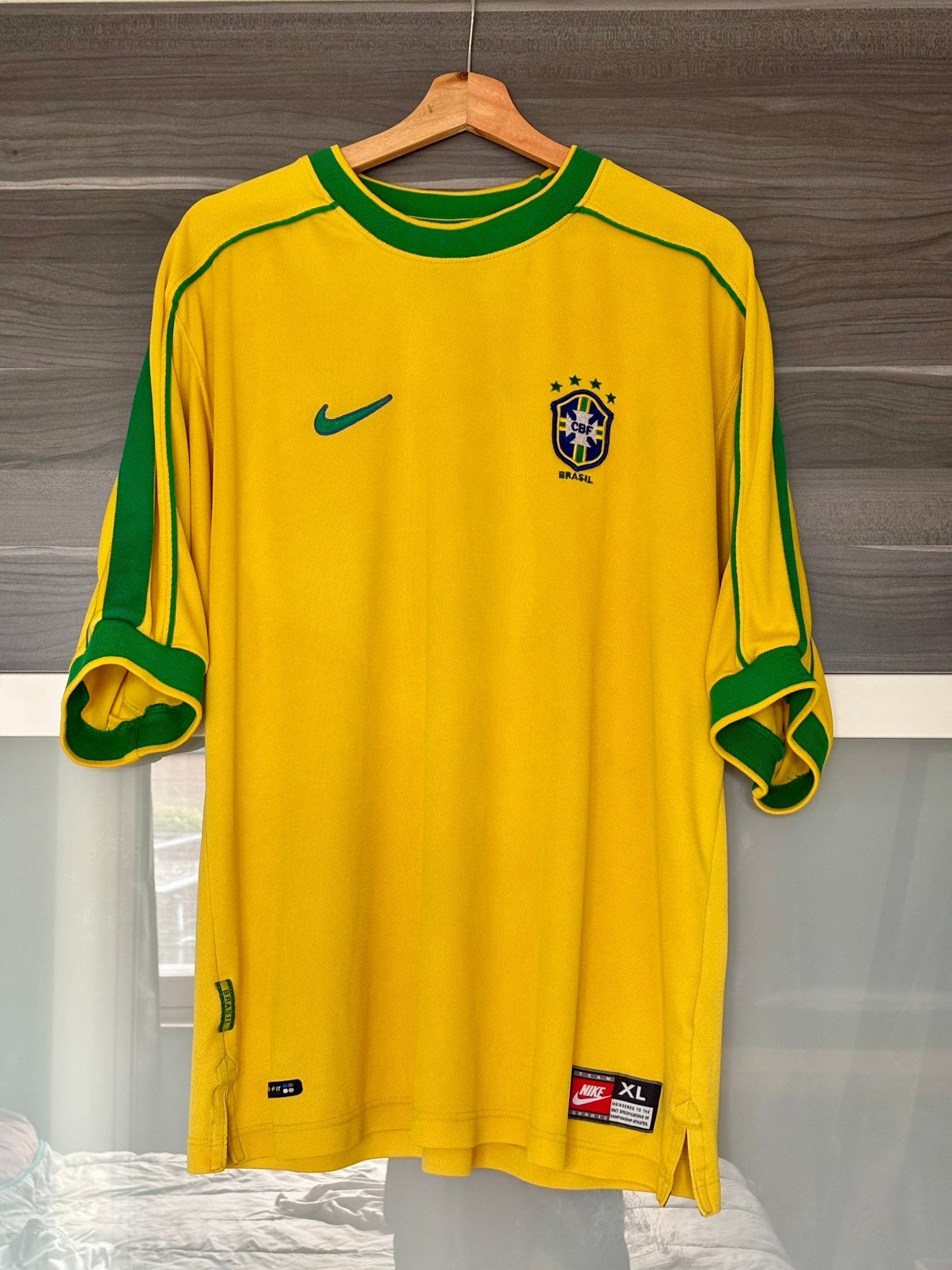 Brazilie thuisshirt 1998 (XL), Maat XL, Ophalen of Verzenden