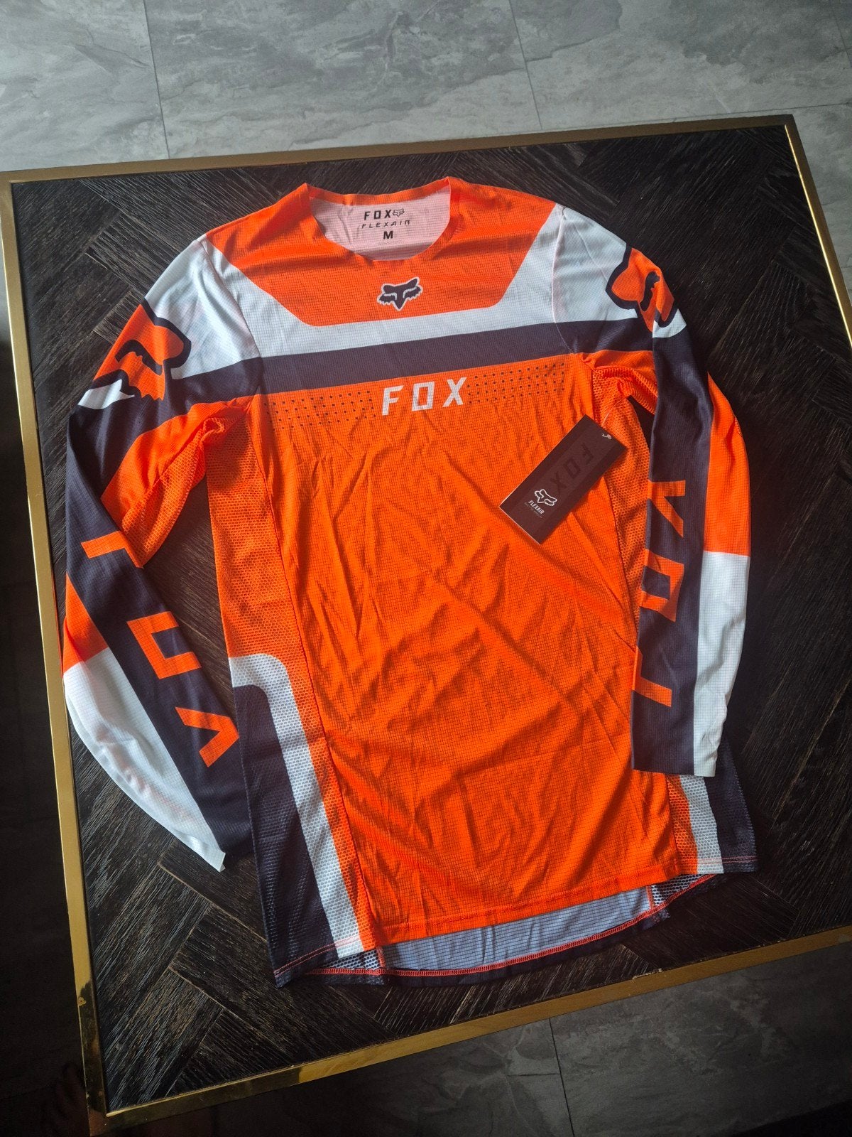 Fox Flexair Cross Shirt Oranje Maat M Nieuw, Kleding | Heren, Maat 48/50 (M), Overige typen, Nieuw, Oranje