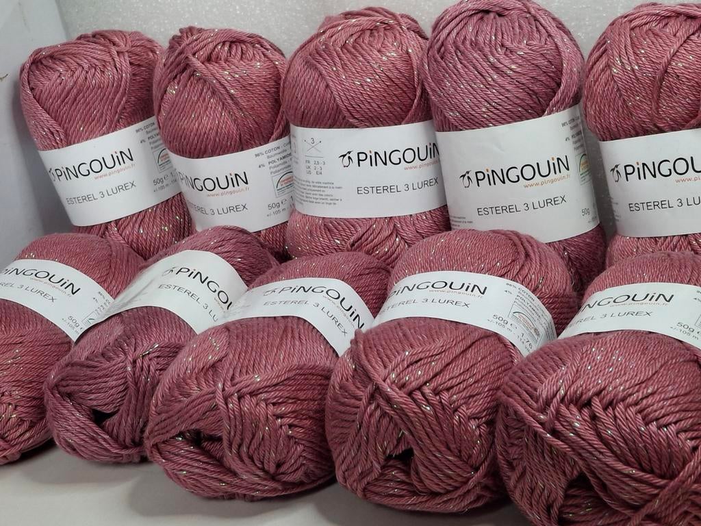 Pinguin Esterel 3 Lurex glitter garen, Ophalen of Verzenden, Nieuw, Breien of Haken, Wol of Garen
